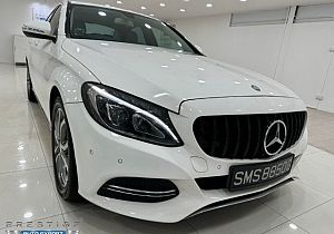 Mercedes Benz C200 Auto Sunroof 2015 White Push Start